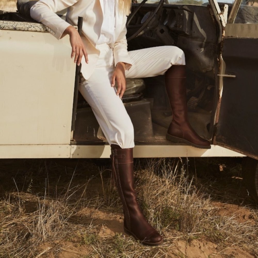 Penelope Chilvers Long Tassel Boot Conker size 37.5